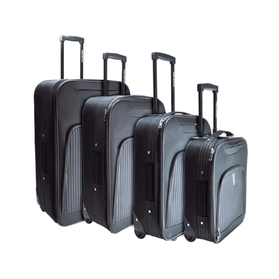 Set 4 valises trolley REDBRICK